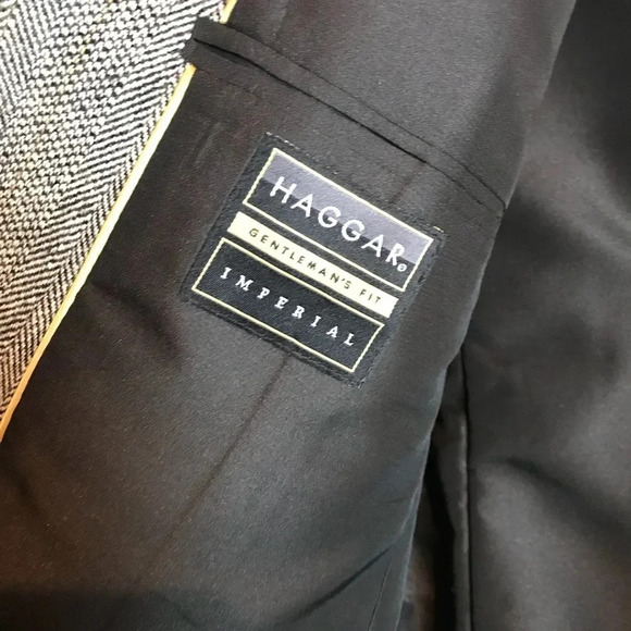 NWT Haggar Blazer Herringbone 40R Sport Coat - Picture 4 of 10